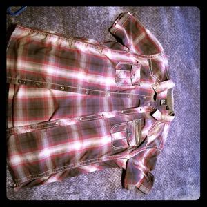 Nice Burnside short-sleeve button-up